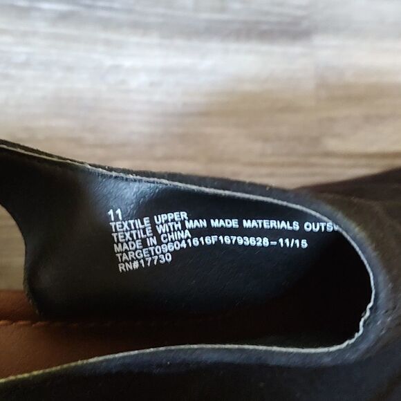 Mossimo black brown wedge platforms Sz 11 - Picture 7 of 7